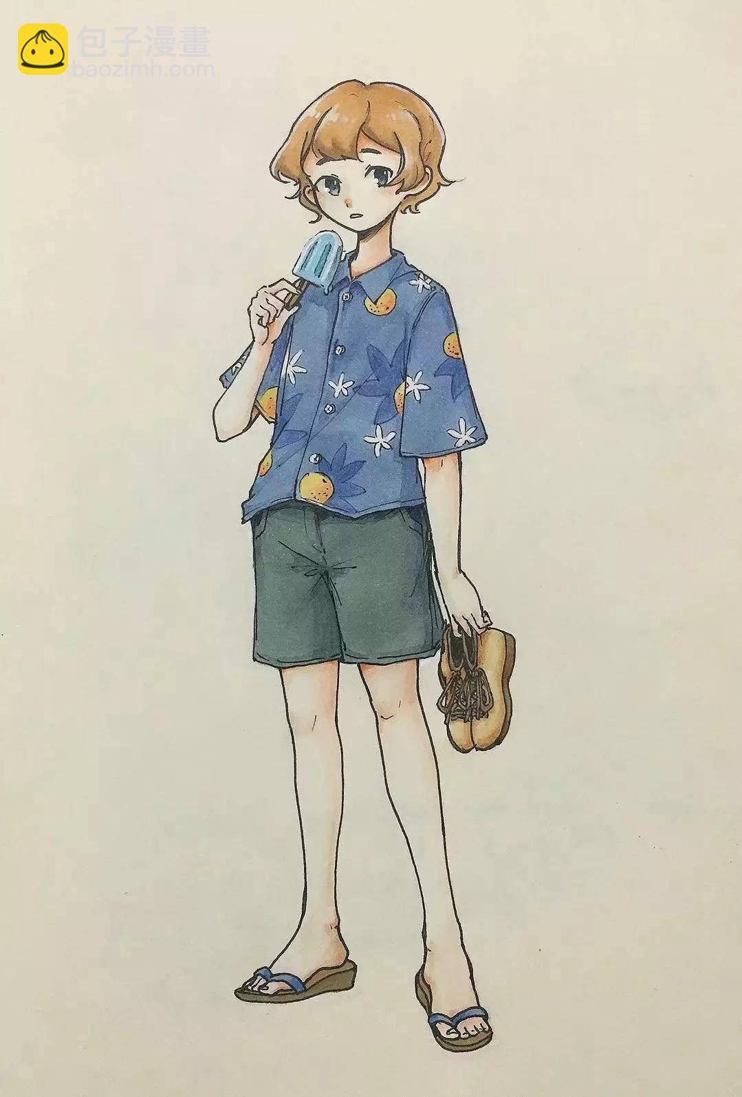 被海洋垃圾污染後的小美人魚 - 同人圖115 - 1