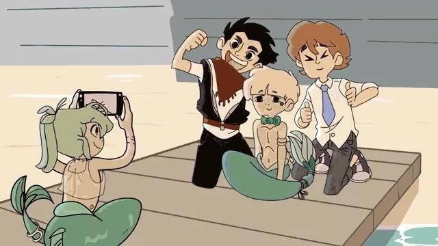 被海洋垃圾污染後的小美人魚 - 同人圖143 - 1