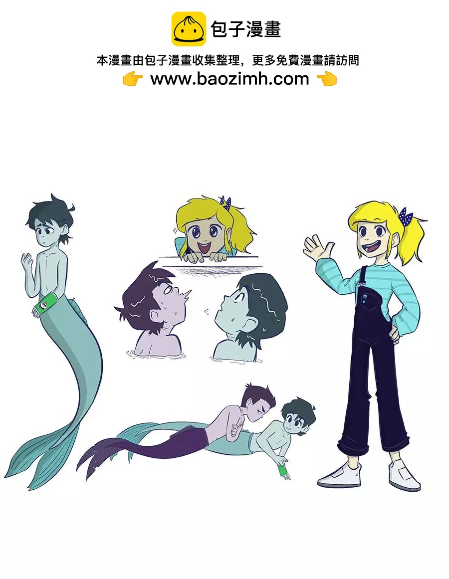 被海洋垃圾污染後的小美人魚 - 同人圖28 - 1