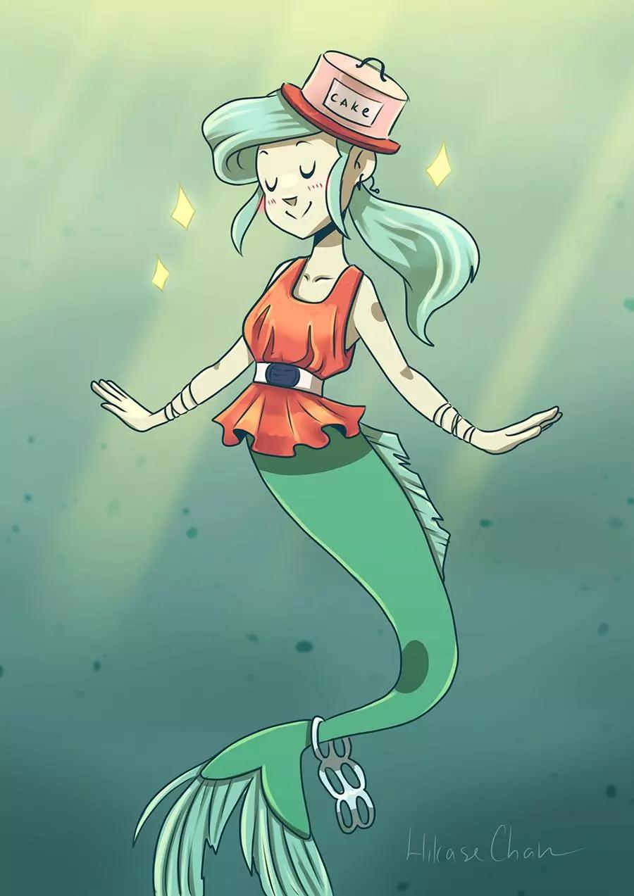 被海洋垃圾污染後的小美人魚 - 同人圖37 - 1