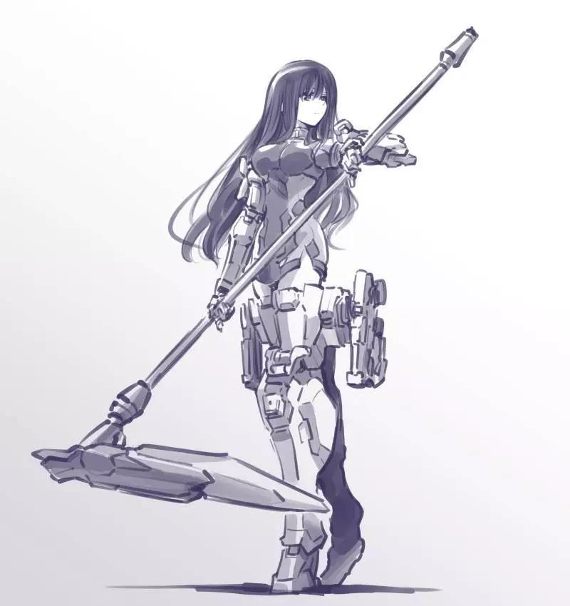 [加藤拓弐]愛麗絲機甲圖集 - 深沙希圖集 - 1