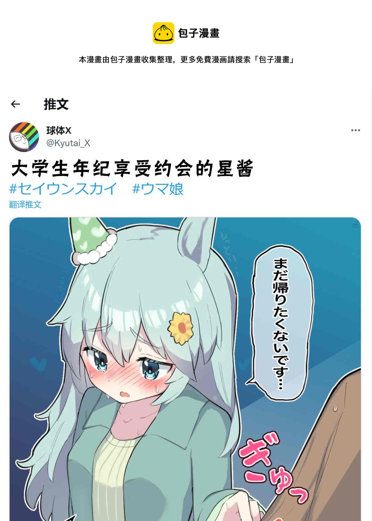 推特賽馬娘同人 - 大學生sky - 1